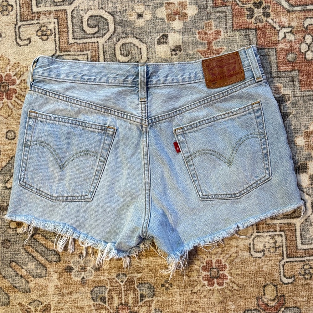 Levi's Classic Light Blue Jean Shorts